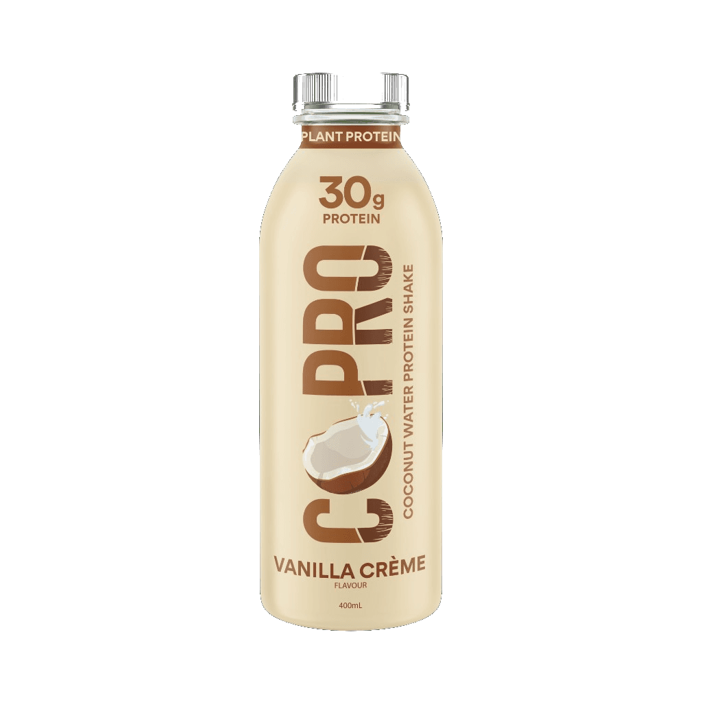 CoPro Vanilla Crème — coconut water plant protein shake, 400mL